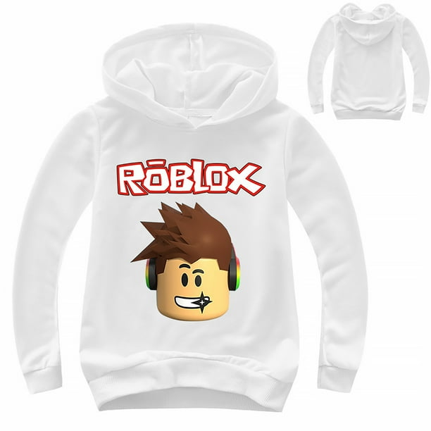 Kids ROBLOX Hoodie Boys Girls Long Sleeve Hooded Pullover Tops Sweatshirt Casual Kids ROBLOX Hoodie Boys Girls Long Sleeve Hooded Pullover Tops Sweatshirt Casual